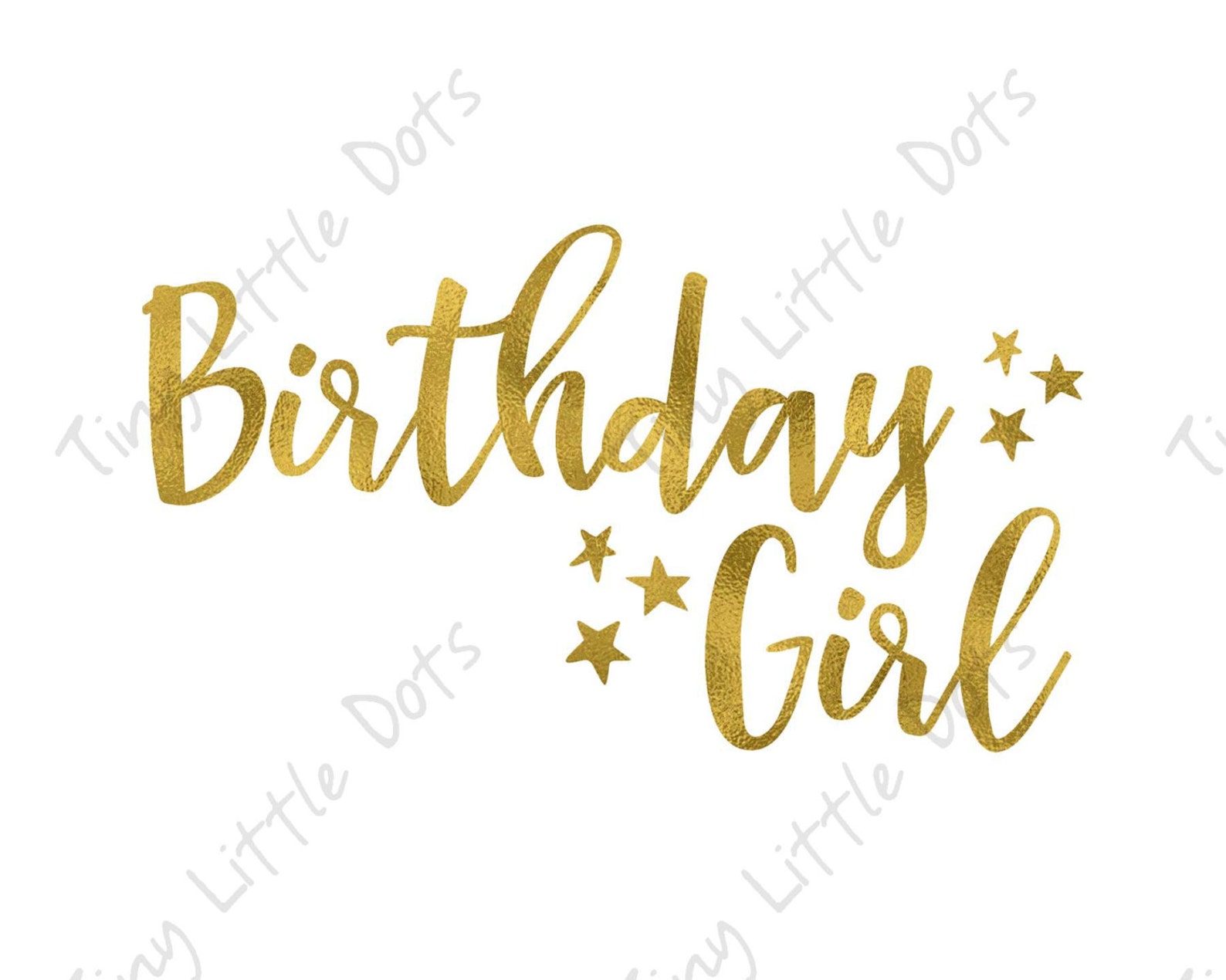 Birthday Girl Sticker DIGITAL Iron On Transfer Printable Etsy