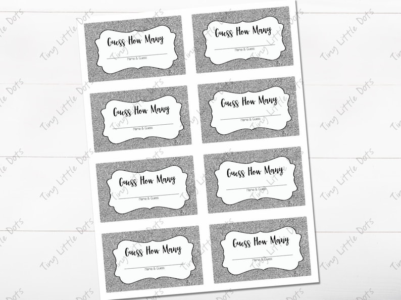 guess-how-many-game-digital-printable-pdf-silver-sparkle-etsy