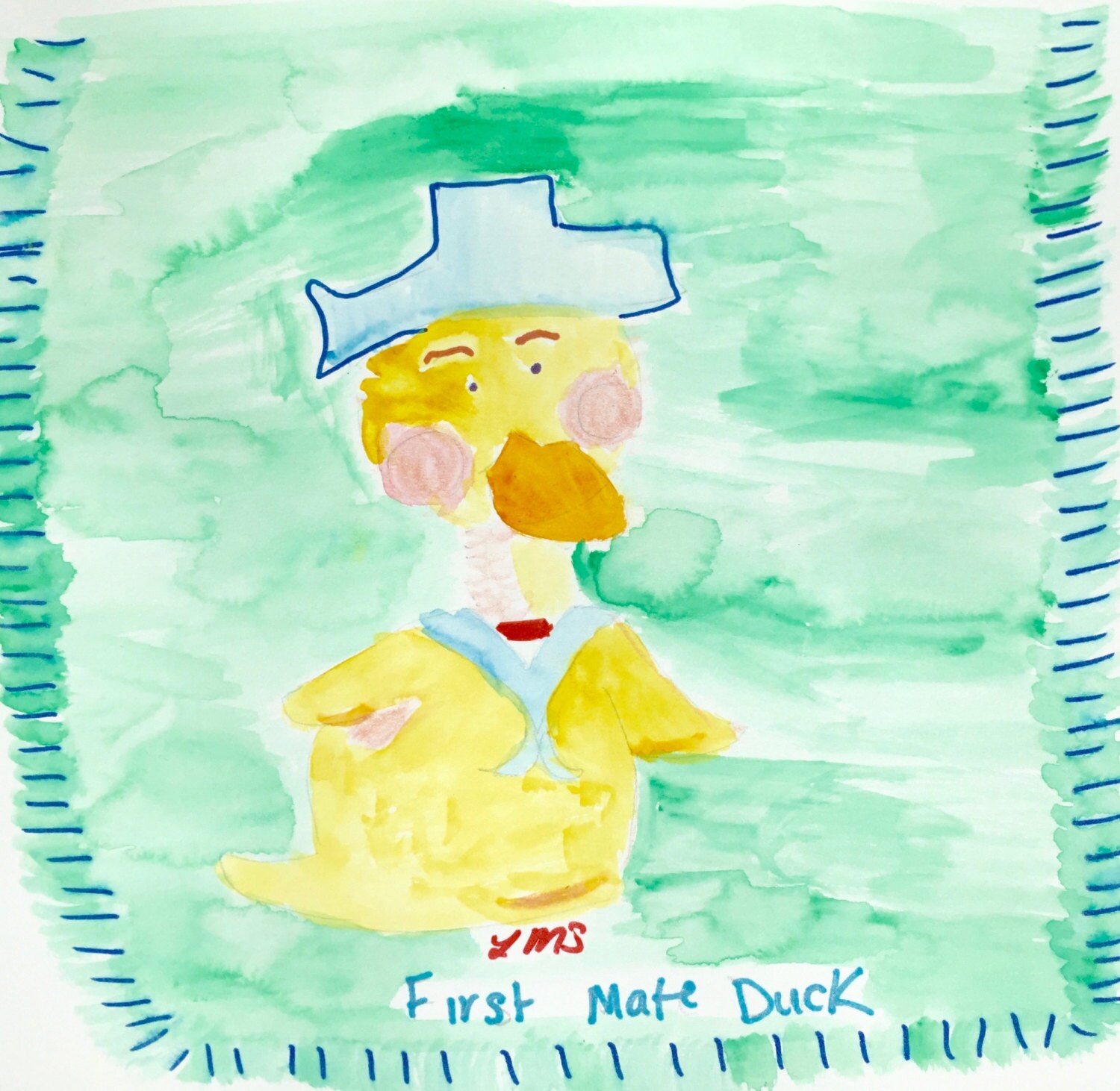 First mate Duck Lilymoonsigns Etsy
