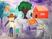 Cowboy Kevin, trickortreat, Red house, Owl, Halloween card, pumpkin, Lilymoonsigns, 