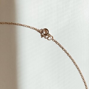 NAKED GOLD CHAIN, 14k solid gold double rope chain, delicate gold chain necklace, minimal gold chain necklace, layering chain, gift for her