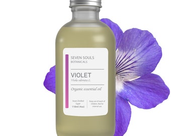 VIOLET Organic Essential Oil - BULK 4OZ / 8Oz