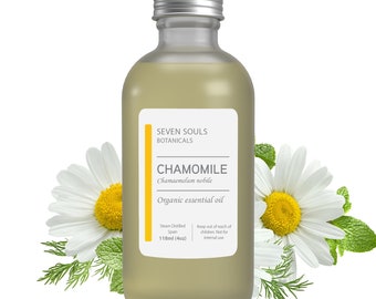 Chamomile  (Roman) Organic Essential Oil - BULK 4OZ / 8OZ