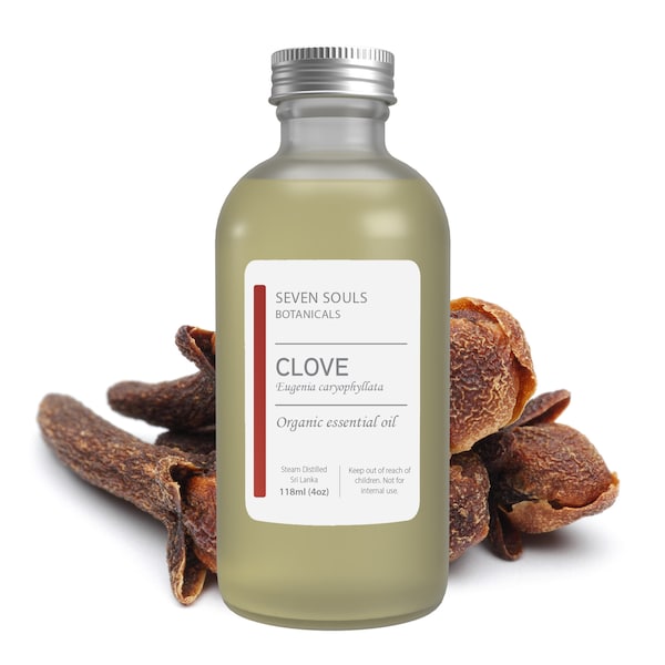 CLOVE Organic Essential Oil - BULK 4OZ / 8Oz