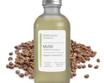 MUSK  (Ambrette Seed ) Organic Essential Oil - BULK 4OZ / 8Oz