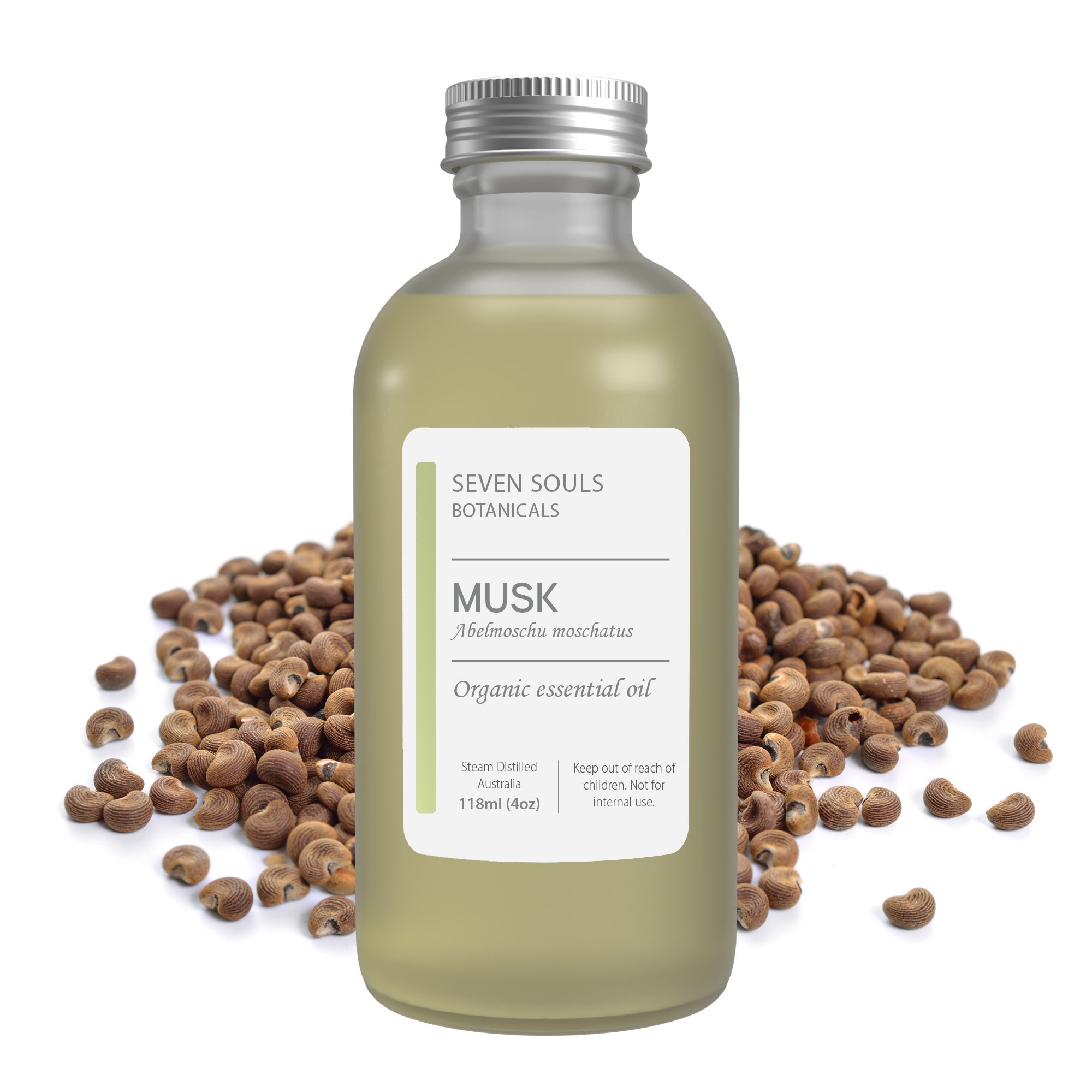 MUSK ambrette Seed Organic Essential Oil BULK 4OZ / 8oz 