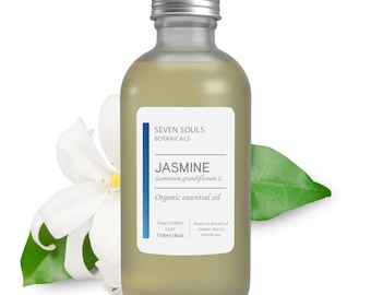 JASMINE Organic Essential Oil - BULK 4OZ / 8Oz