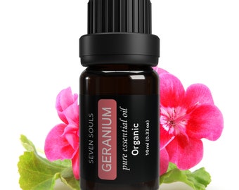 Geranium, Egypt - Organic Essential Oil, Natural Perfumery, Aromatherapy, Massage.