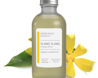 YLANG YLANG Organic Essential Oil - BULK 4Oz / 8Oz