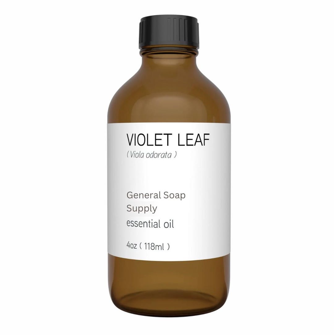 Seven Souls Violet Organic Essential Oil - 4oz Bulk Glass Bottle - Floral Scent
