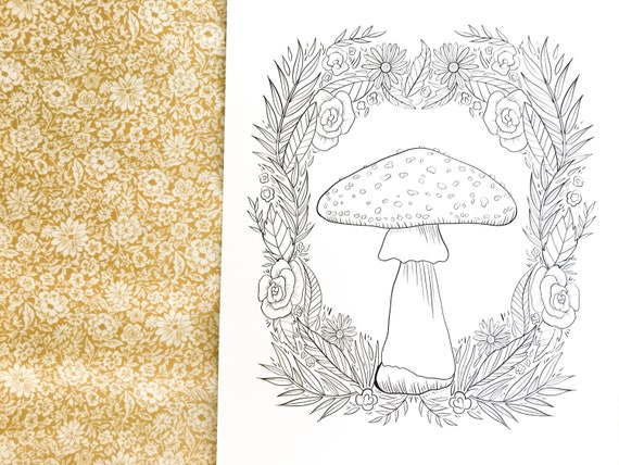 Wonderful Woodland Colouring Book | Digital PDF Download | 10 Illustrations and Colouring Sheets