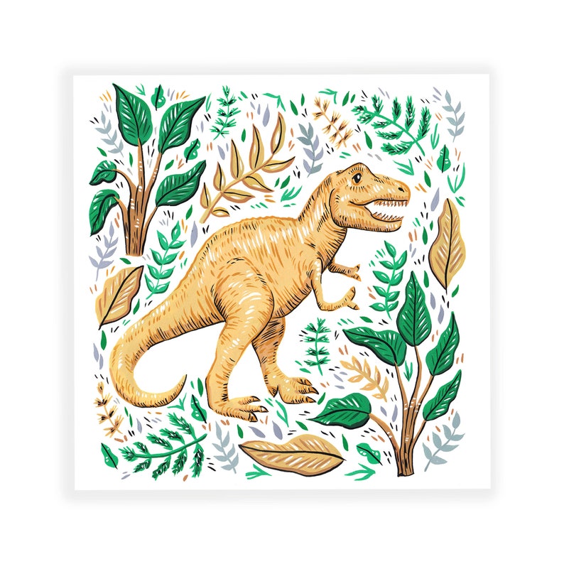 Square Print T-Rex image 3