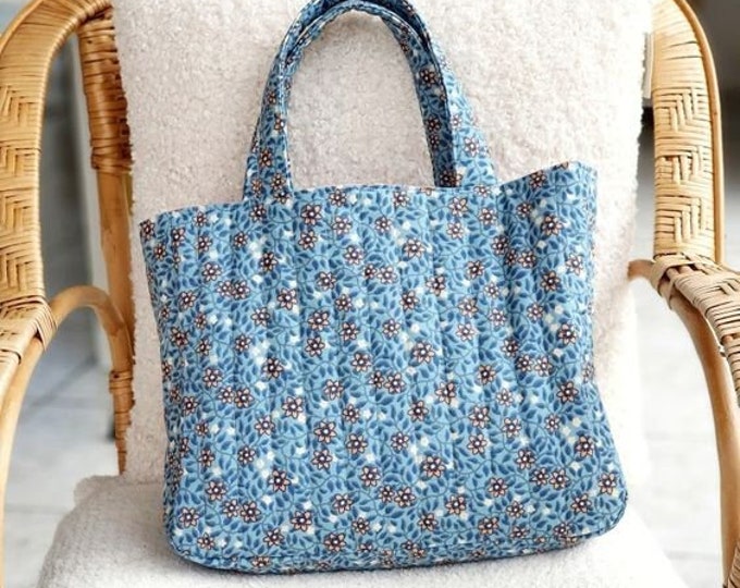 Sac à langer Matelassé Velours vert - Créations