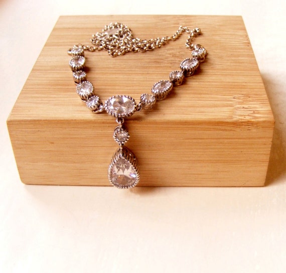 Vintage Solid Sterling Silver 925 Bezel Rolo Chai… - image 5