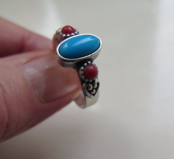 Vintage Signed Solid Sterling Silver Carolyn Poll… - image 6