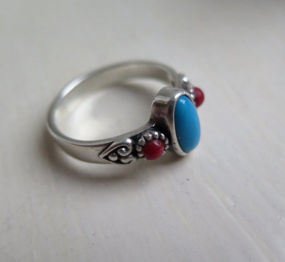 Vintage Signed Solid Sterling Silver Carolyn Poll… - image 5