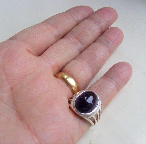 Solid Sterling Silver 925 Split Band Design 7.9g … - image 2