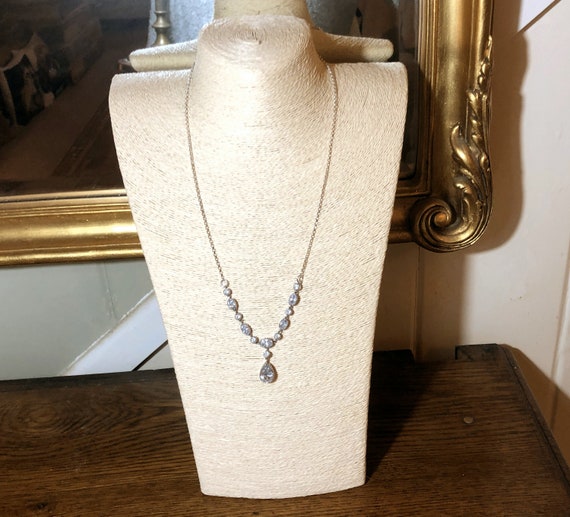 Vintage Solid Sterling Silver 925 Bezel Rolo Chai… - image 3