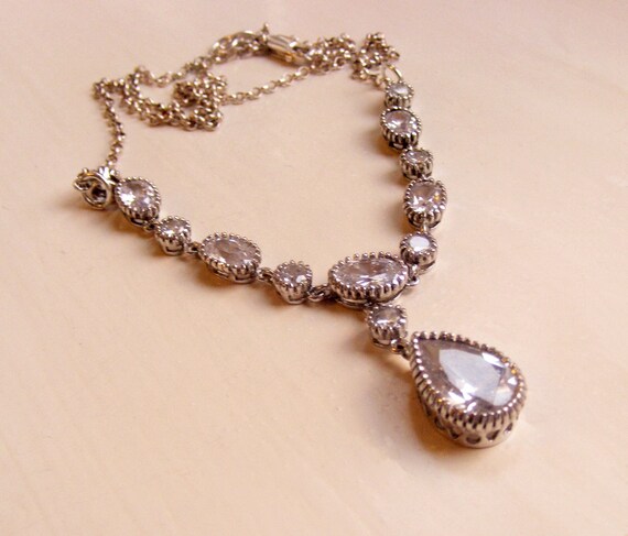 Vintage Solid Sterling Silver 925 Bezel Rolo Chai… - image 4