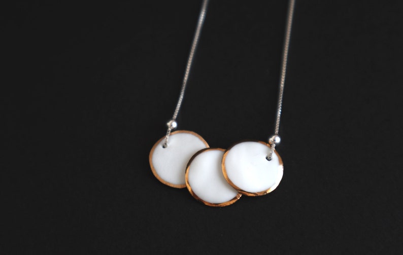 Collier porcelaine trio image 2