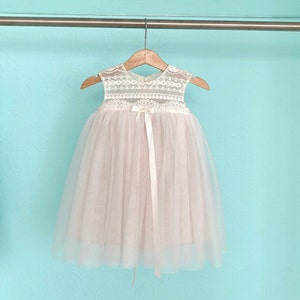 Christening gown girl, First communion dress, Baby girl baptism dress, Blessing dress, 1st birthday dress