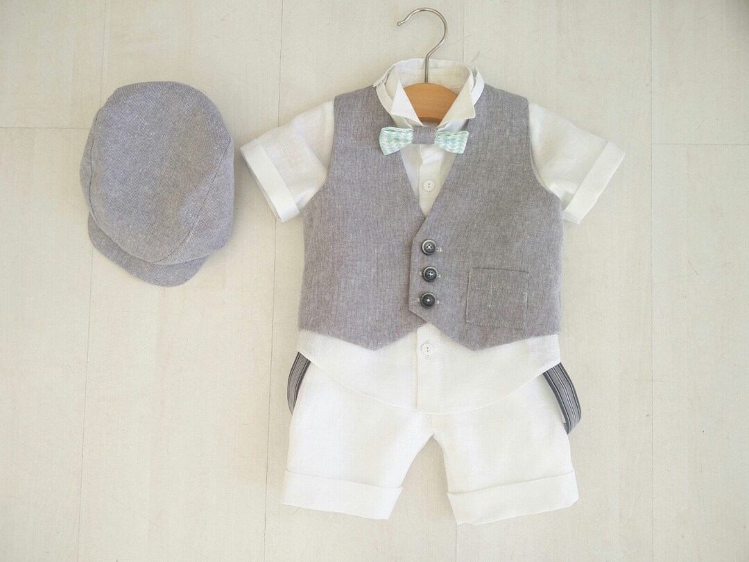 Boy Christening Outfit, Boy Baptism Suit, Ring Bearer, Blessing