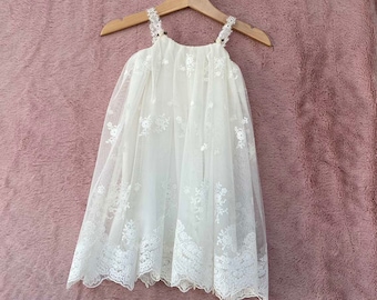 Christening gown, baby girl baptism dress, christening dress, flower girl dress, blessing gown, girl baptism gown