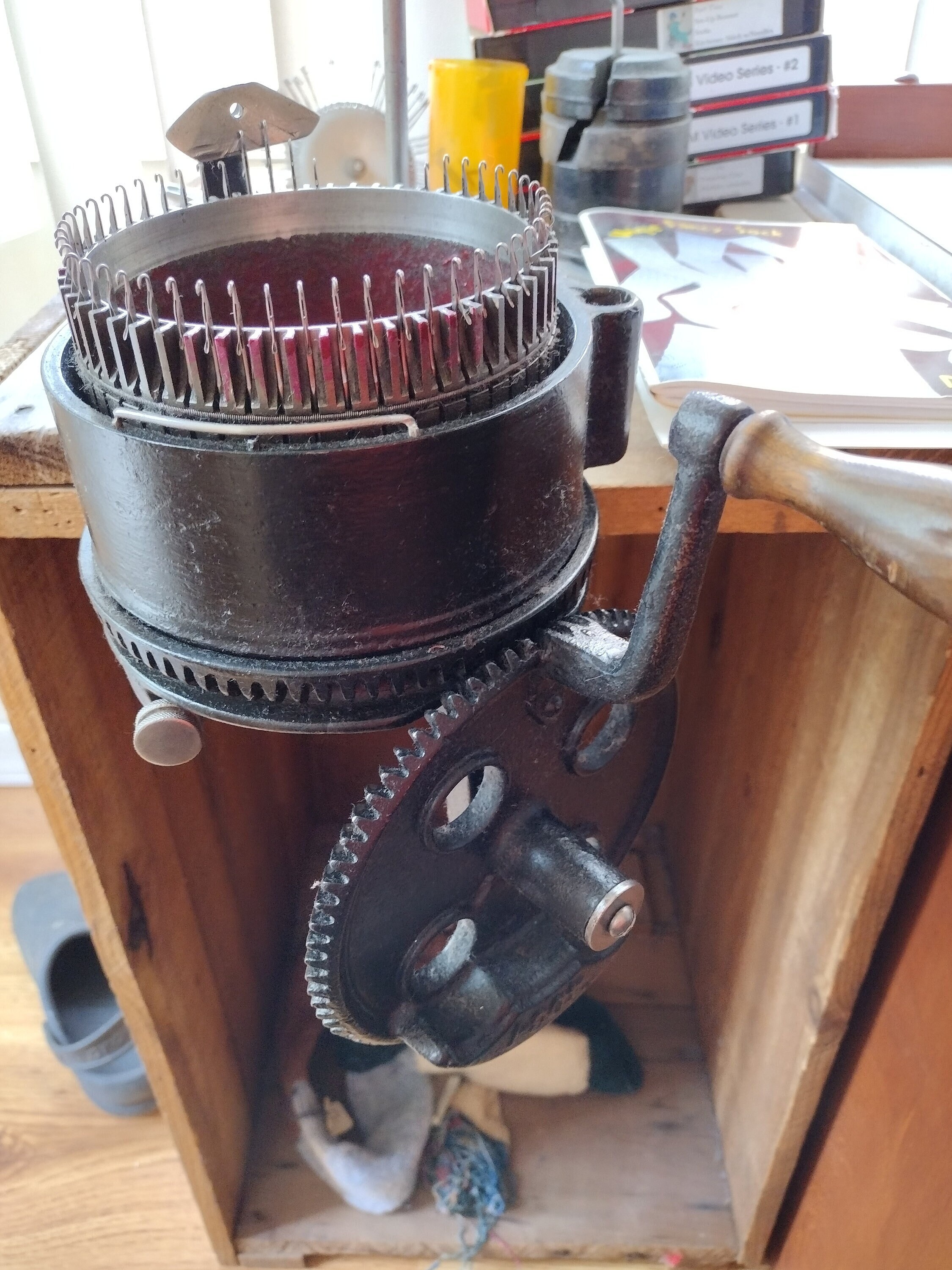 Antique Circular P.Y. Legare Sock Knitting Machine Pick up Etsy