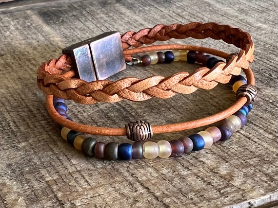 Wrap bracelet hotsell with magnetic clasp