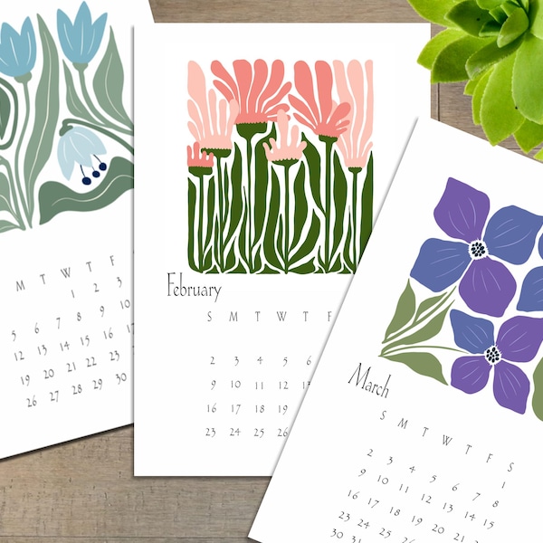 Display Calendar 2025 Etsy