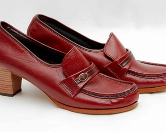 Mocassins Larks bordeaux