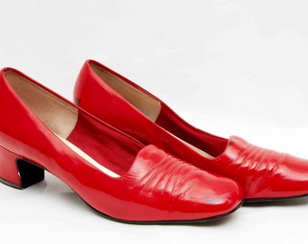 Striking Red Patent Shoes