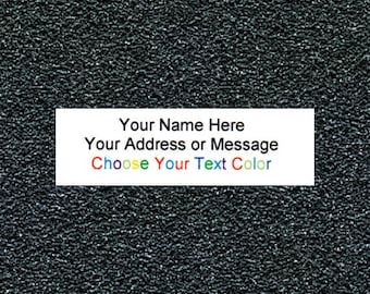 wavy american flag personalized small return address labels etsy