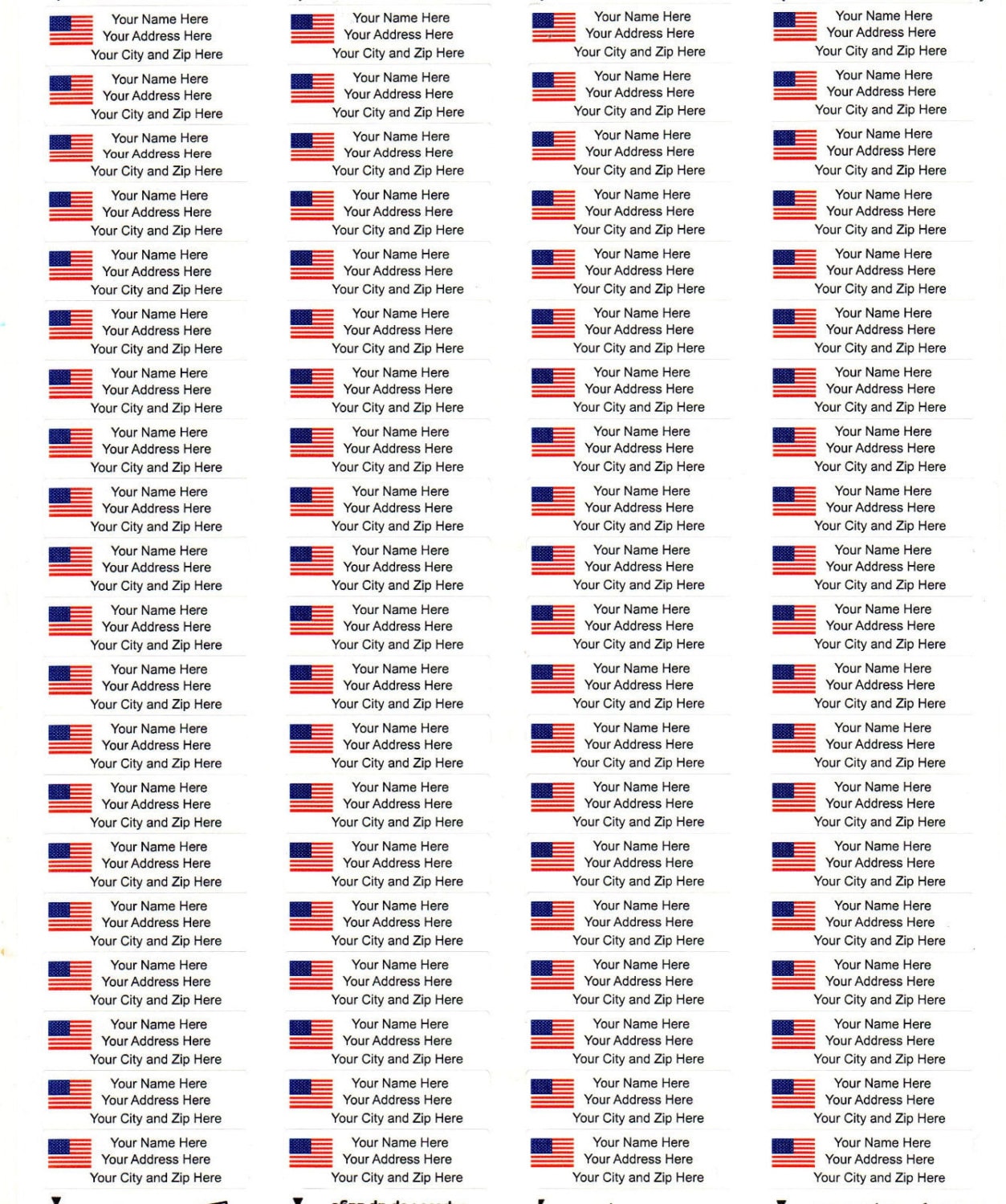 American Flag Personalized Small Return Address Labels Etsy American Flag Personalized Small Return Address Labels Etsy