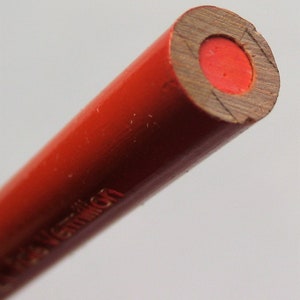 Berol Prismacolor Pencil: 921 Pale Vermillion, Artist Coloring Pencil