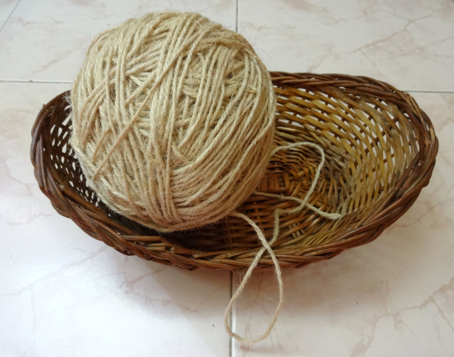 Indian Jute Natural Handspun Jute Yarn Twine Thread Cream Etsy