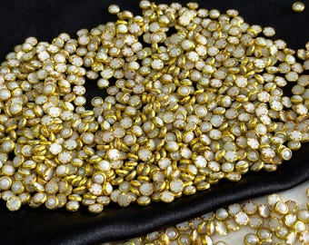 Lijm Indiase Kundan-steentjes in plaksteen/Kundan-kralen voor decoratie, knutselspullen, sieradenkralen, versiering - 150 gram