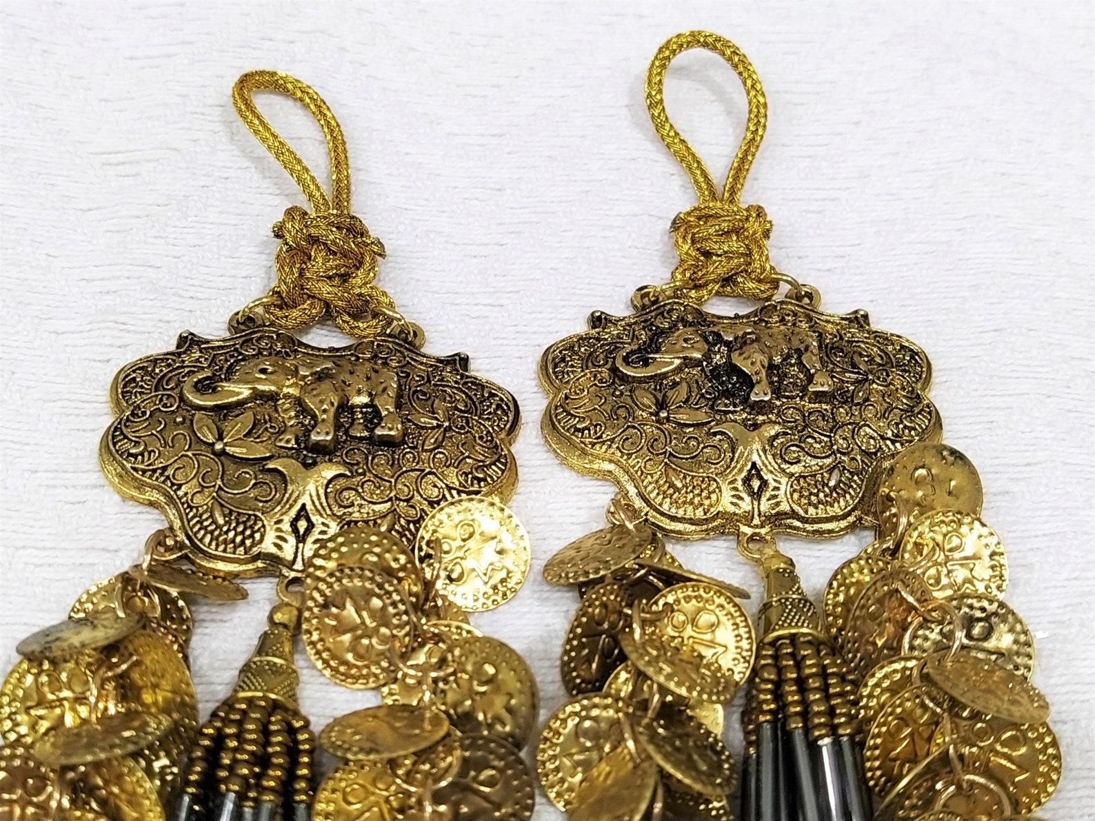 Indian Tassels Metal Pendant Tassels BOHO Gypsy Decoration Etsy