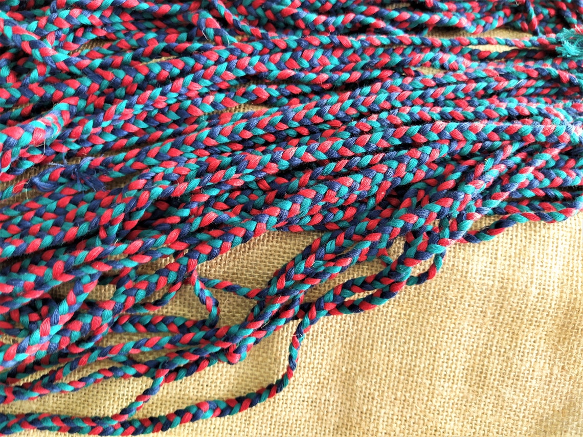 Braided Cotton Cord Cotton Ribbon 6 MM Braided Cotton Thread Etsy