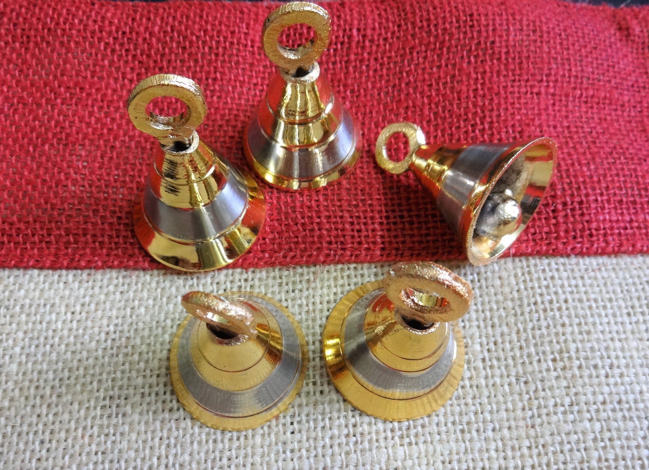 Indian Brass Bells Large Metal Bells Gypsy Bells Christmas Etsy