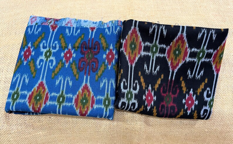 Indian Cotton Fabric Ikat Fabric Indian Ethnic Boho Sewing - Etsy