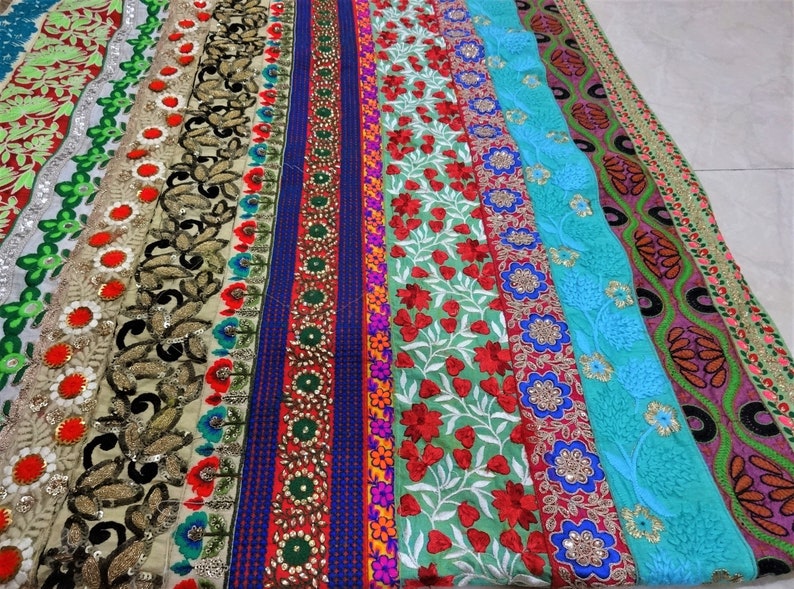 Indian Fabric Embroidered Fabric Bridal Lace Work Fabrics Etsy