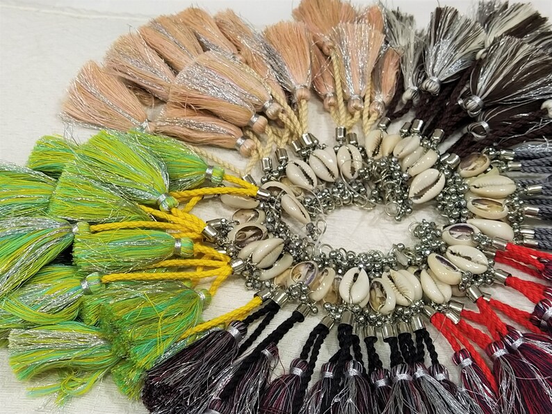 Cowrie Shell Tassels Purse & Handbag Decoration Cowrie Shell - Etsy