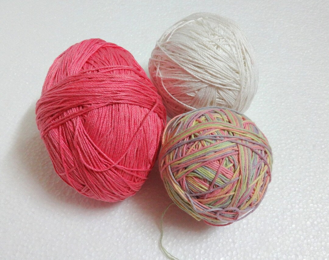 Indian Threads, Natural Handspun Cotton Yarn - for Crochet, Knitting ...