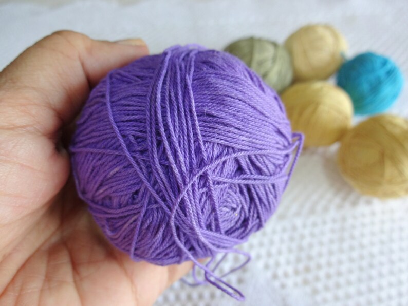 Indian Threads, Natural Handspun Cotton Yarn / Thread -assorted - for ...