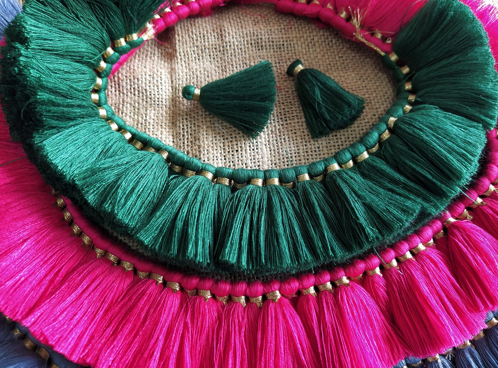 Indian Tassels Cotton Mini DIY Accessory Decorative Craft Etsy