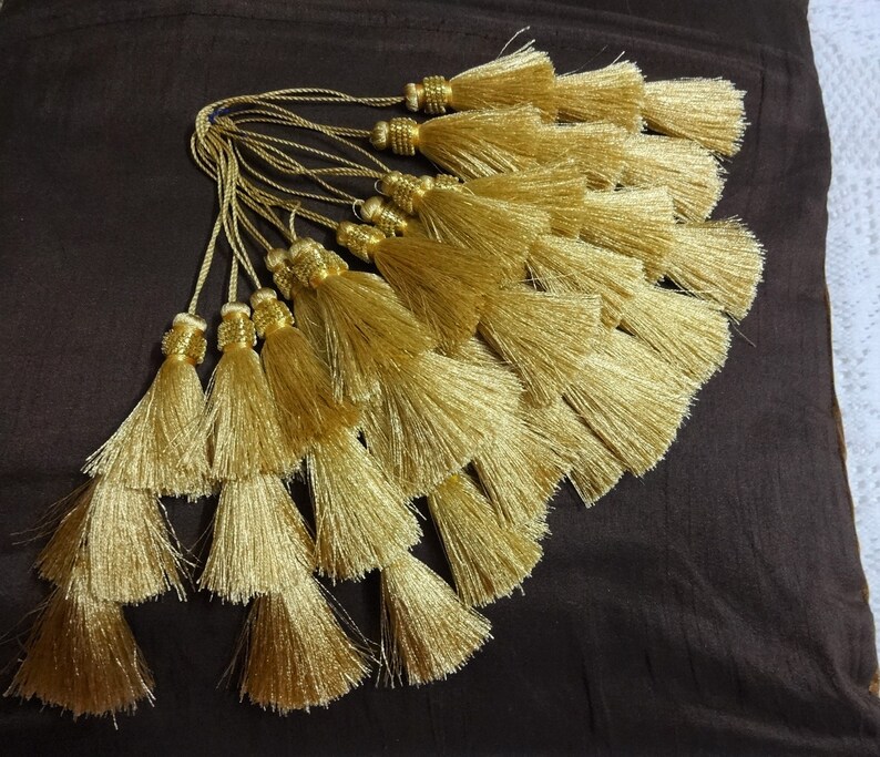 Tassels Silk Tassels Embellishment Long Tassels Decorative Etsy