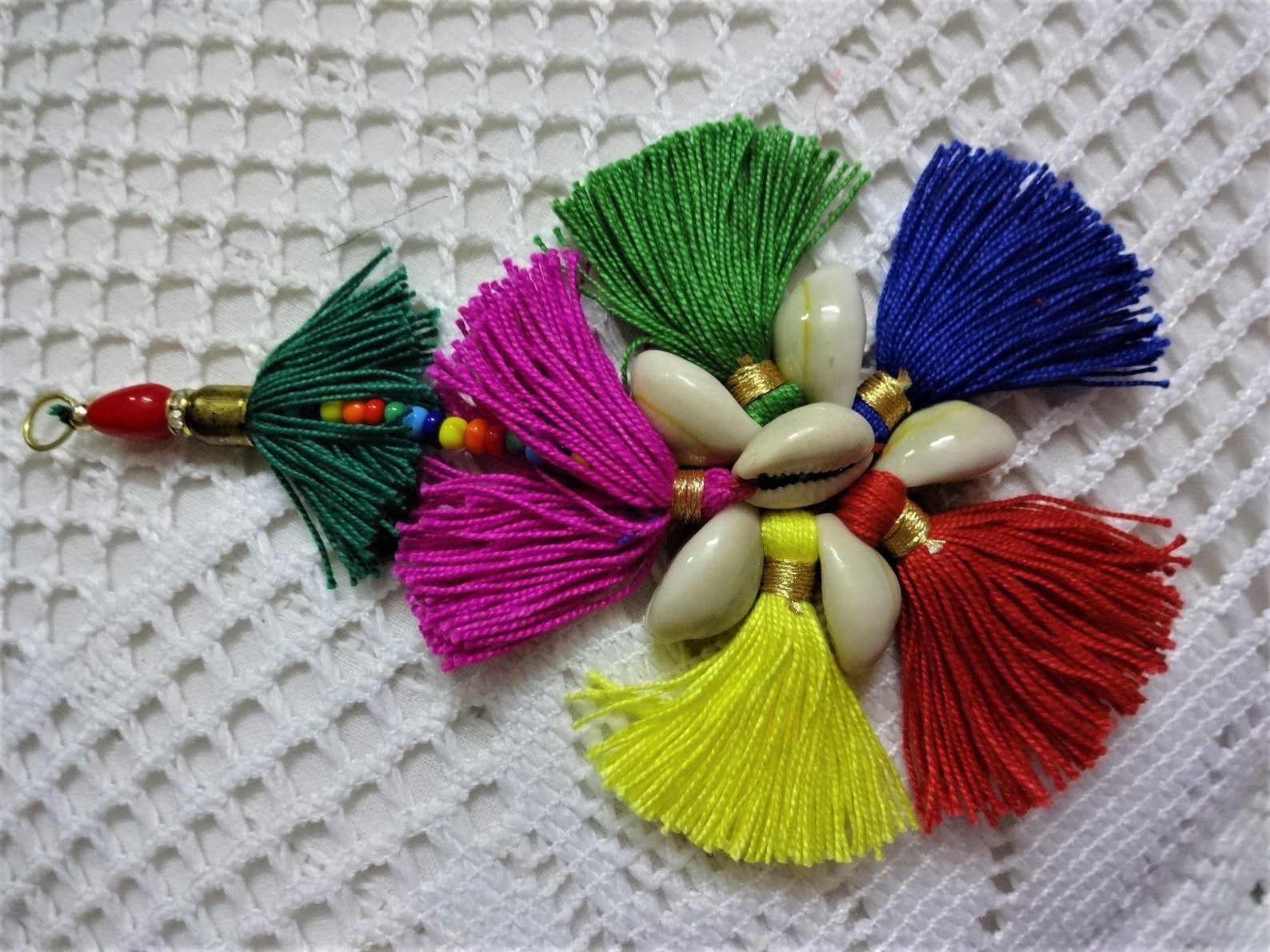 Cowrie Shell Tassel Ethnic Tassels Indian Tassels Cowrie | Etsy