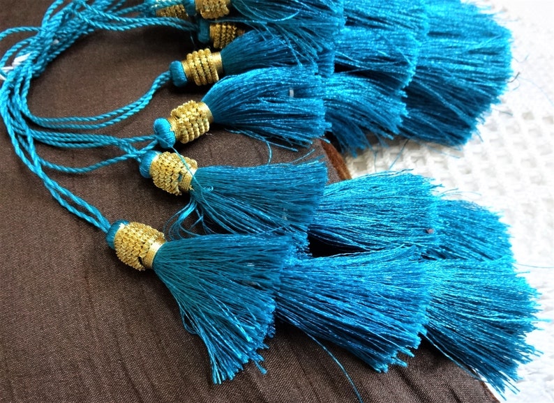 Tassels Silk Tassels Embellishment Long Tassels Decorative Etsy