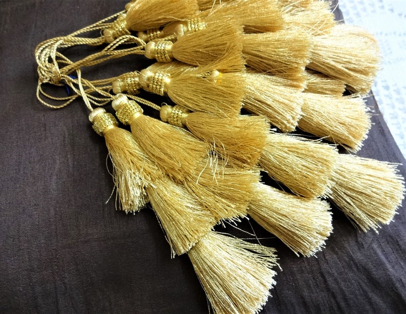 Tassels Silk Tassels Embellishment Long Tassels Decorative Etsy